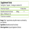 Natures Velvet Boswellia Serrata Pure Extract 500 Mg | 60 Veggie Capsules