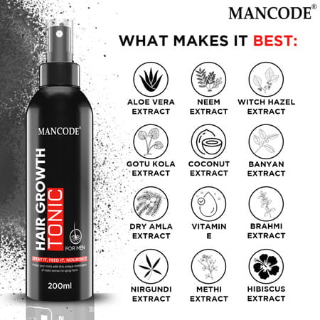 Mancode Hair Growth Tonic 200ml