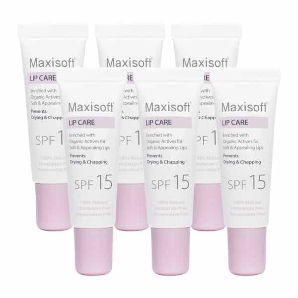 Maxisoft Lip Care Spf 15 | Drying & Chapping | 10 Gm | Pack Of 4