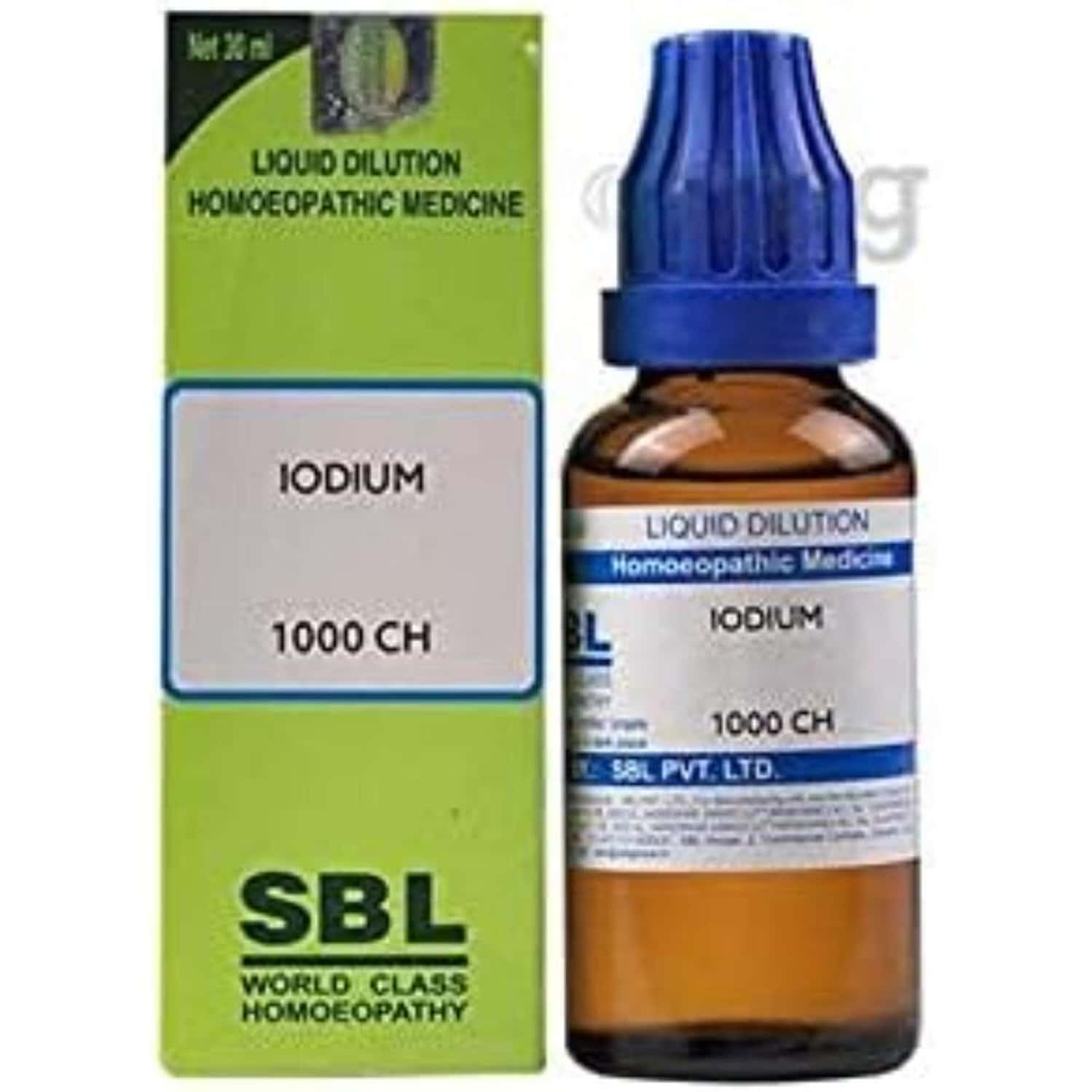 Sbl Iodium Dilution 1000 Ch 30 Ml Pack Of 3