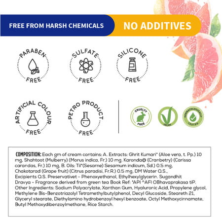 Ayouthveda Sun Turn Spf30 Cream - 60g