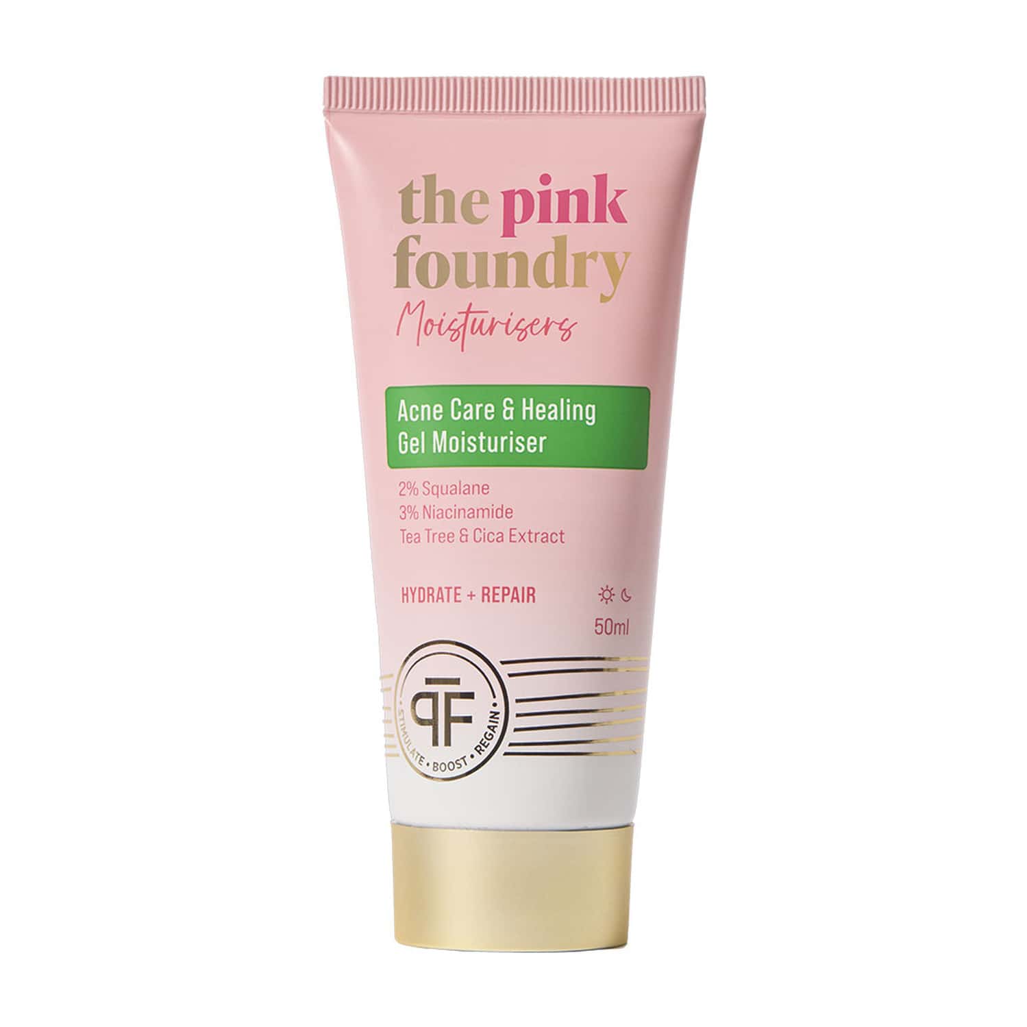 The Pink Foundry Acne Care & Healing Gel Moisturiser 50ml