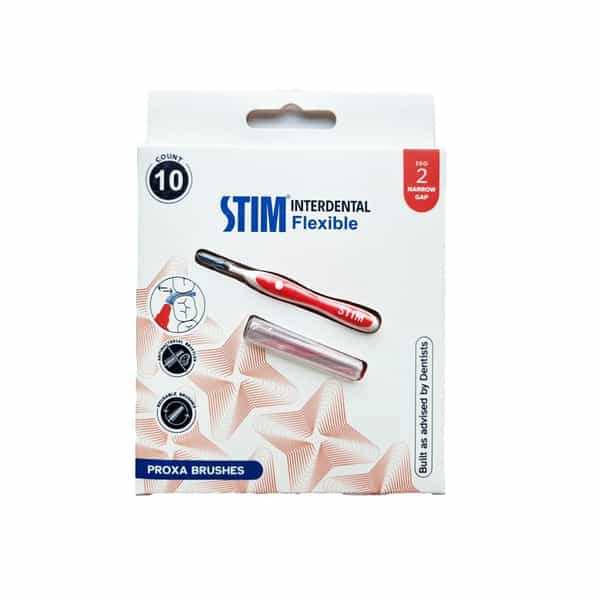 Stim Interdental Flexible | Interdental Brush|10 Brushes|Iso-3 For Wide Gaps Between The Teeth
