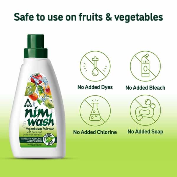 Nimwash Vegetable Wash Bottle Of 500 Ml