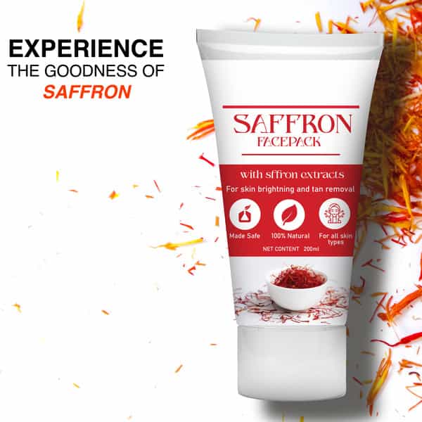 Saffron Face Pack Glow Naturally With Ayurvedic Care (200Ml)