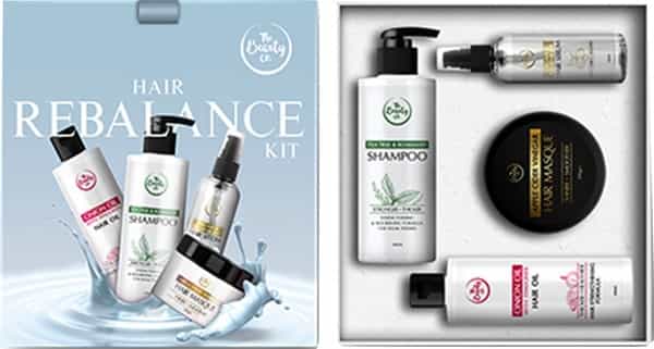 The Beauty Co. Hair Rebalance Kit Gift Set (Set Of 4)