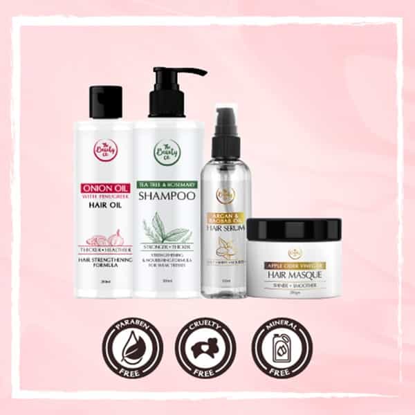 The Beauty Co. Hair Rebalance Kit Gift Set (Set Of 4)