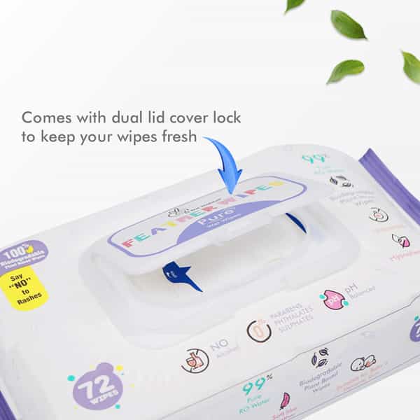 R For Rabbit Feather Pure Baby Wipes (Combo Of 2)