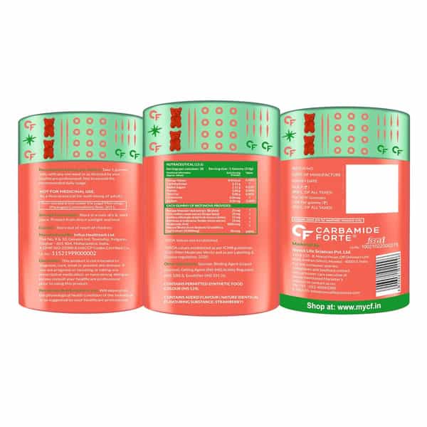 Carbamide Forte Biotin From Sasbania Grandiflora Extract Gummies- 30 Gummies