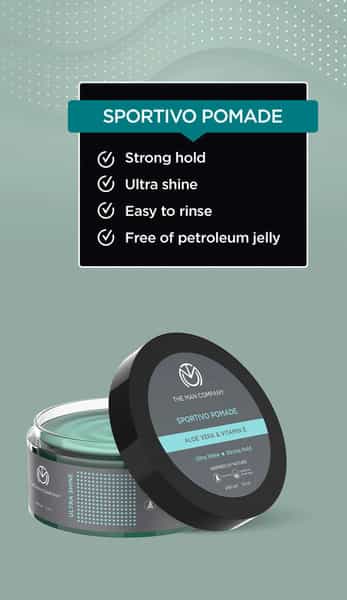 The Man Company Sportivo Hair Styling Pomade Wax - 100 Gm