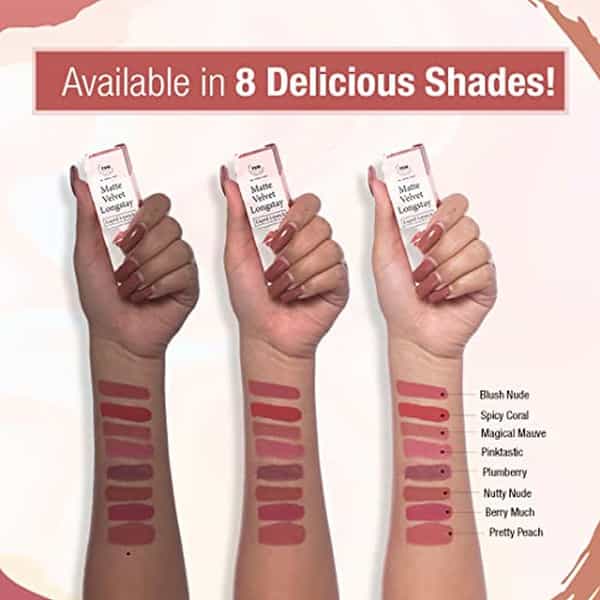 Tnw The Natural Wash Matte Velvet Longstay Liquid Lipstick With Macadamia Oil | Argan Oil - 01