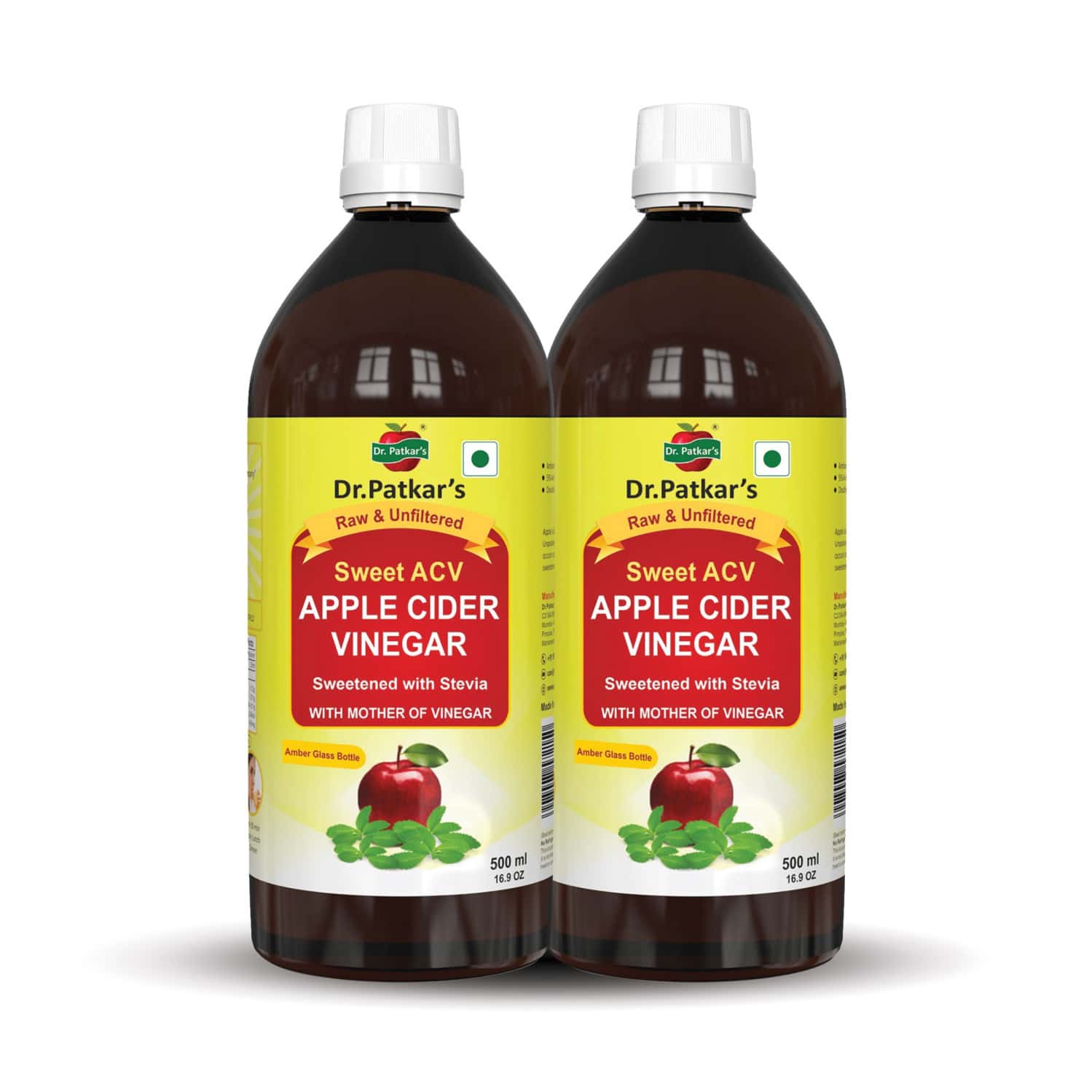 Dr. Patkar's Apple Cider Vinegar With Stevia 1000 Ml