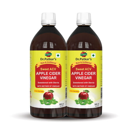 Dr. Patkar'S Apple Cider Vinegar With Stevia 1000 Ml