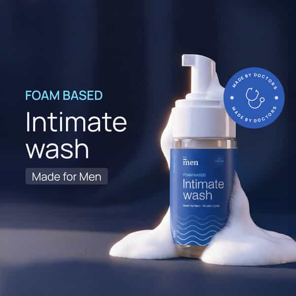 Formen Foam Based Intimate Wash For Men | Ph Balanced Hygiene Wash For Bad Odor(100 Ml)