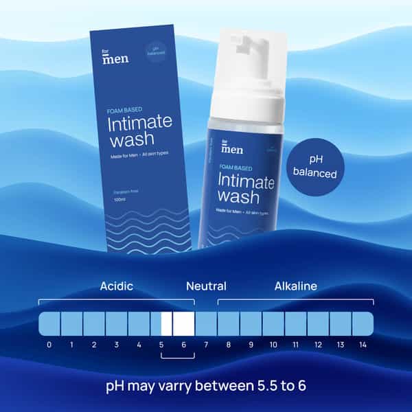 Formen Foam Based Intimate Wash For Men | Ph Balanced Hygiene Wash For Bad Odor(100 Ml)