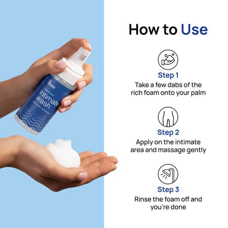 Formen Foam Based Intimate Wash For Men | Ph Balanced Hygiene Wash For Bad Odor(100 Ml)