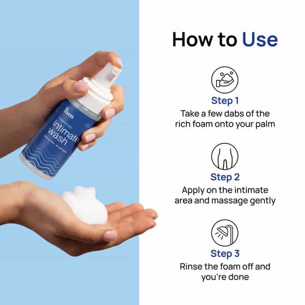 Formen Foam Based Intimate Wash For Men | Ph Balanced Hygiene Wash For Bad Odor(100 Ml)