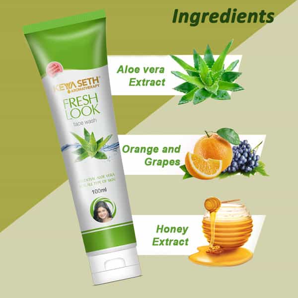Keya Seth Aromatherapy Fresh Look Face Wash Aloe Vera100ml
