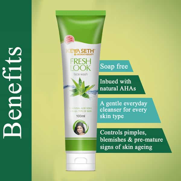 Keya Seth Aromatherapy Fresh Look Face Wash Aloe Vera100ml