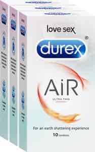 Durex Condom Air- 10s Pack Of 3