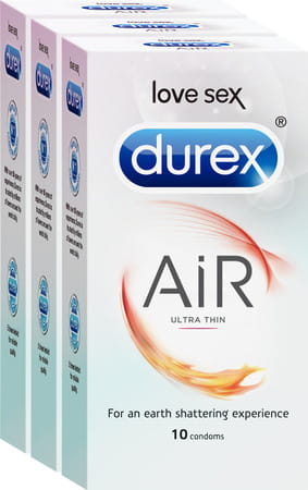 Durex Condom Air- 10s Pack Of 3