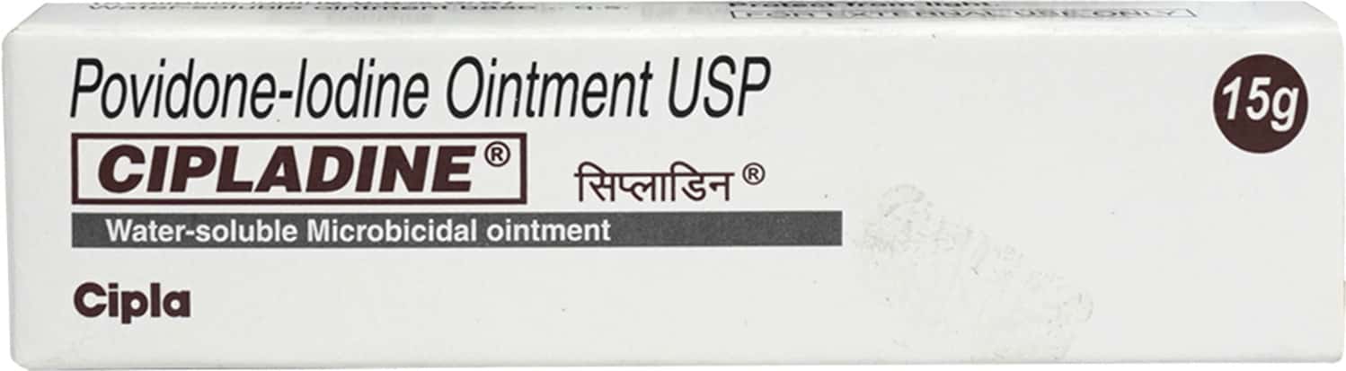 Cipladine 5% Oint 15gm (pack Of 9)