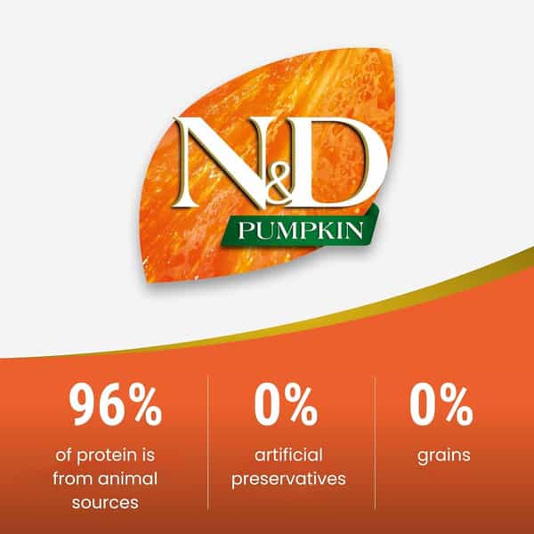 Farmina N&D Pumpkin Adult Medium/Maxi Dog Food | Lamb | Blueberry & Pumpkin | 2.5Kg