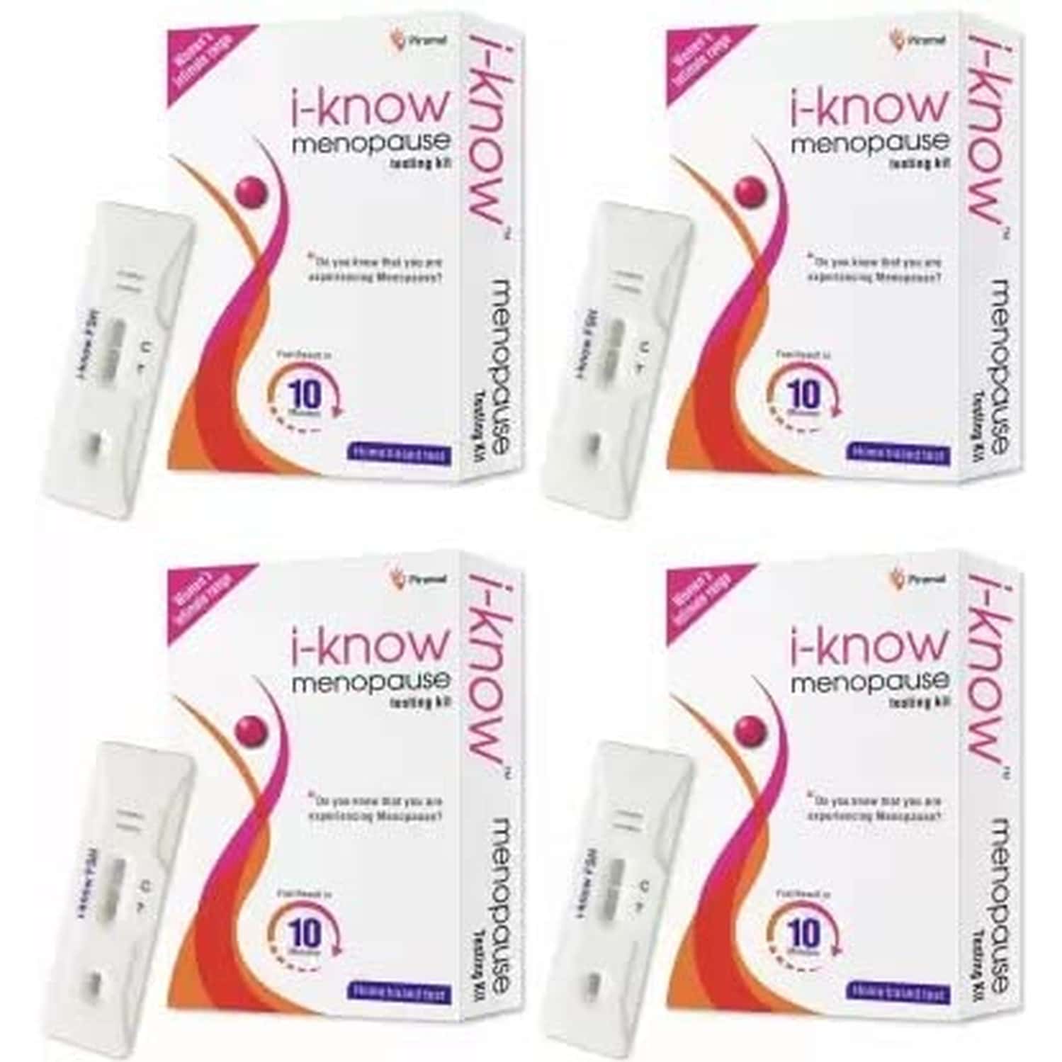 I-Know Menopause Testing Kit | Simple Home Based Urine Test | 3 Strips X Pack Of 4