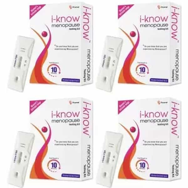 I-Know Menopause Testing Kit | Simple Home Based Urine Test | 3 Strips X Pack Of 4