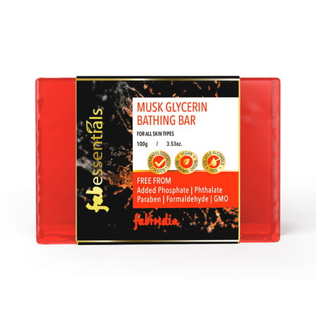 Fabessentials Musk Glycerin Bathing Bar - 100 Mg
