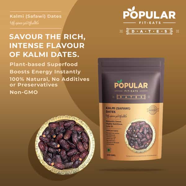 Popular Fit Eats Dates - Safawi / Kalmi - 250 Gm