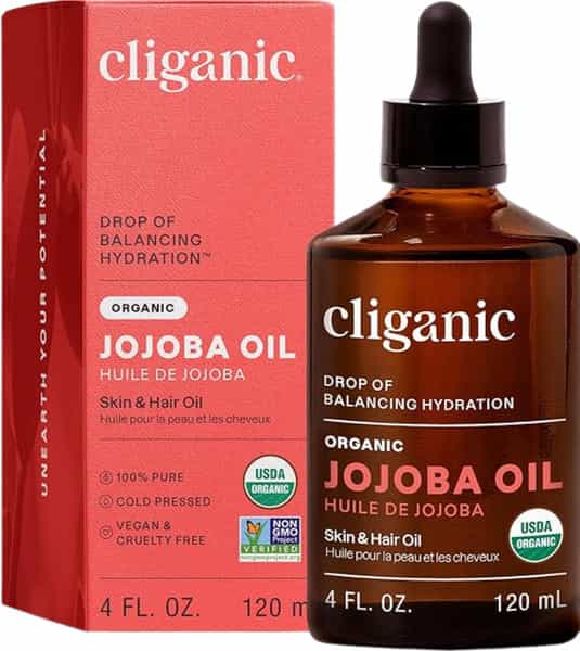 Cliganic Organic Jojoba Oil | Cold Pressed | 120Ml