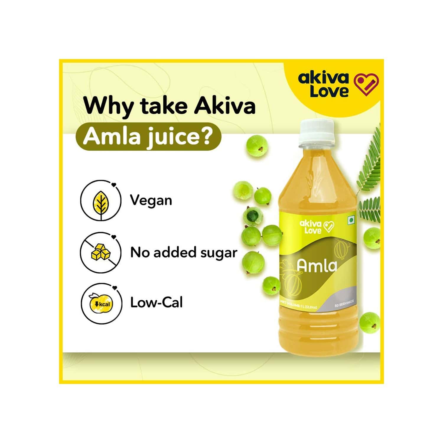 Buy Akiva Love Amla Juice For Vitamin C 1000ml Online & Get Upto 60