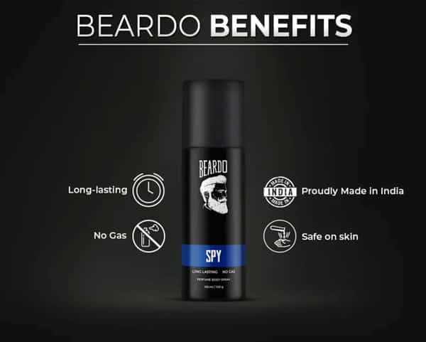 Beardo Spy Perfume Body Spray - 100 Gm