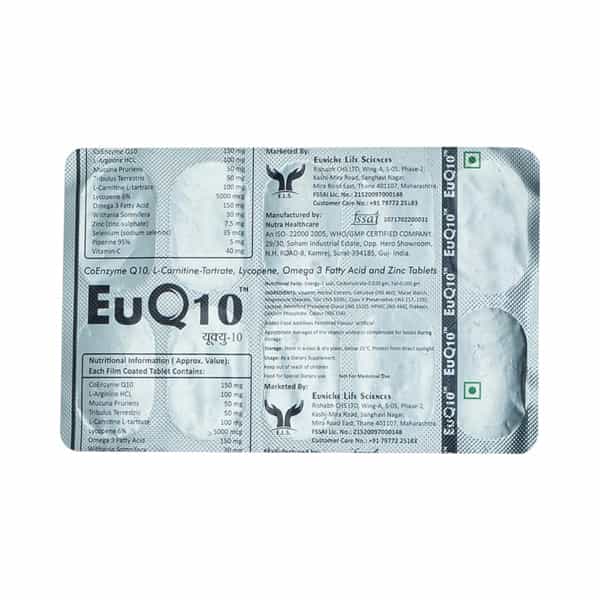 Euq10 Strip Of 10 Tablets