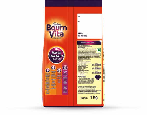 Cadbury Bournvita Nutritional Drink Refill - 1Kg