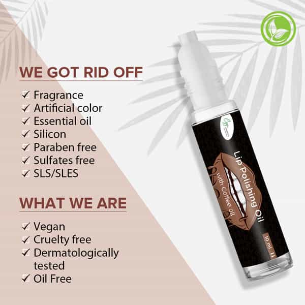 Cgg Cosmetics Lip Polishing Oil With Coffee Extracts|Spf 35 Moisturize & Hydrate Lips|Unisex|10Ml