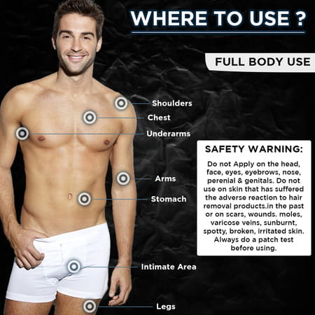 Mancode Hair Removal Cream Spray 200ml For Men