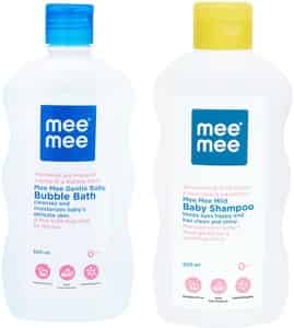 Mee Mee Gentle Baby Bubble Bath And Mild Baby Shampoo (500 Ml)