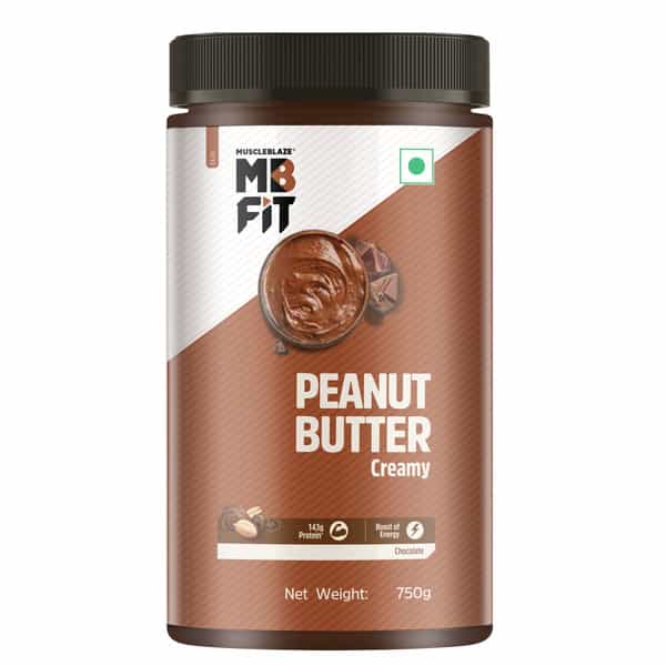 Muscleblaze Chocolate Peanut Butter | Creamy | High Protein | No Trans Fat | Energy Booster | 750 G