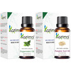 Kazima Combo Of Pure Pumpkin Seed Carrier Oil & Peppermint Oil (Each 15ml )