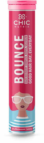 Chicnutrix Bounce Raspberry Effervescent Tablets Bottle Of 20
