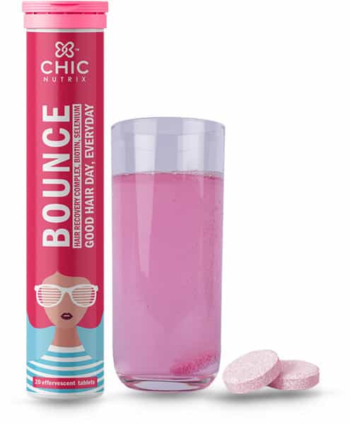 Chicnutrix Bounce Raspberry Effervescent Tablets Bottle Of 20