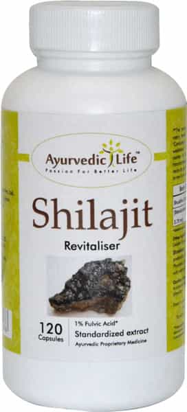 Ayurvedic Life Shilajit 120 Capsules - Pack Of 4
