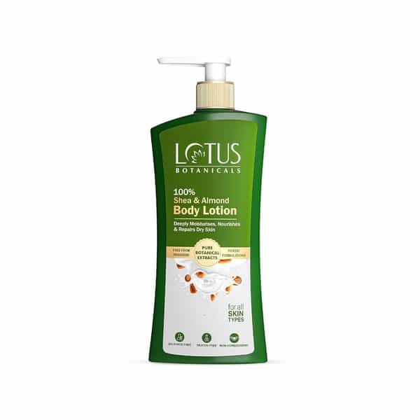 Lotus Botanicals 100% Shea & Almond Body Lotion 270Ml