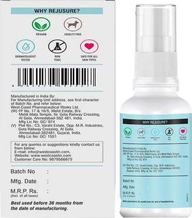 Rejusure Mandelic Acid 5 + Hyaluronic Acid 2 Face Serum - 30 Millilitre