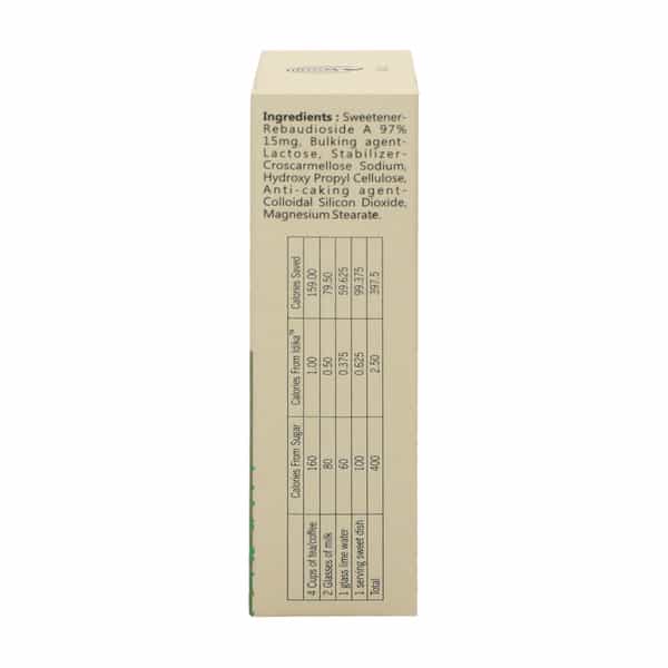 Idika Stevia 200 Tablets Diabetic Friendly 100% Natural Zero Calorie Sweetener ( Pack Of 5)