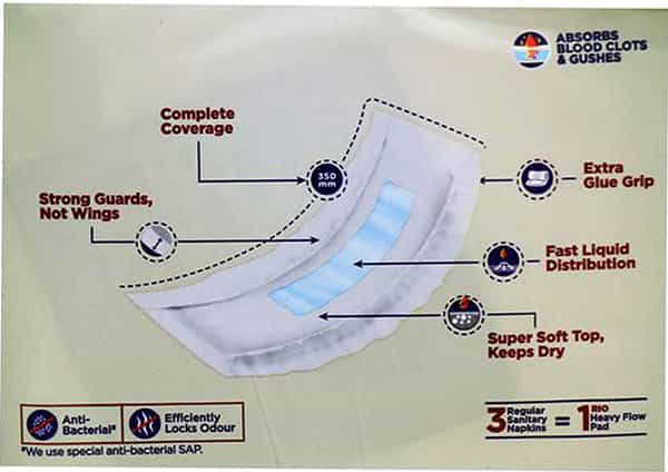 Rio Heavy Flow Pads - Pack Of 6 Xl Size