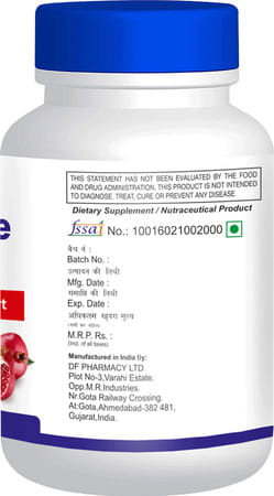 Healthvit Pomegranate 500 Mg - 60 Capsules