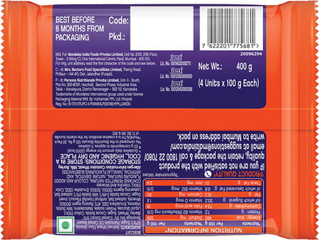 Cadbury Bournvita Biscuits - Super Value Family Pack 400 G